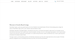 Desktop Screenshot of fumbabeachlodge.com